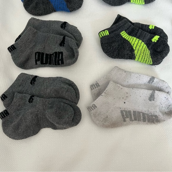 PUMA Baby 12 pairs No Show Socks 2-4T - Picture 2 of 5